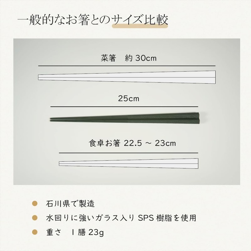 ij Large Chopsticks and Vegetable Chopsticks Heat Resistant 180° Dishwasher