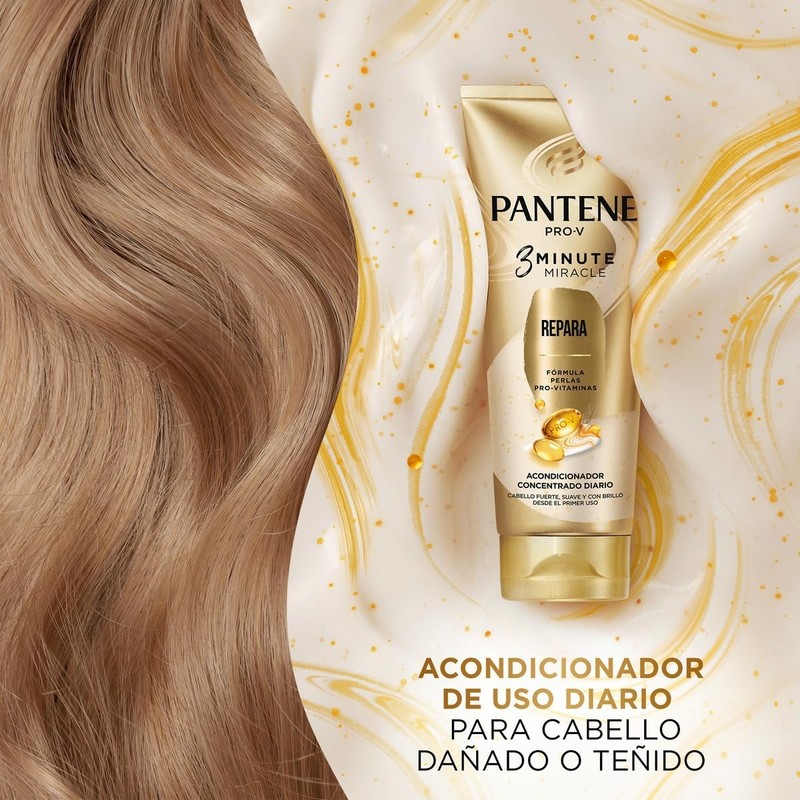 Pantene Acondicionador 3 Minute Miracle Repara con Perlas Pro-V 170