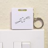 Azeeda 'Smart Fart' Keyring Tape Measure/Spirit Level Tool (KM00021321)