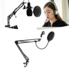 Boom Arm Microphone Adjustable Suspension Boom Rotatable Scissor Microphone Arm