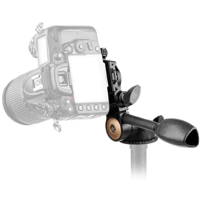 ayex hydraulic 3-way tripod head tilt with quick release plate
