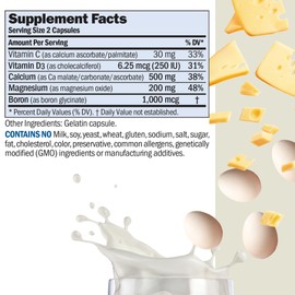 ANDREW LESSMAN Calcium Magnesium Intensive Care 60 Capsules - Bone and Skeleton Health Essentials. Easy to Swallow Capsules, Super Soluble Fine Powder. Gentle to Even The Most Sensitive Stomachs