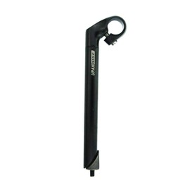 UPANBIKE 25.4mm Bike Handlebar Stem 22.2mm Bicycle Stem Gooseneck Shape 40mm 80mm Stem Length 150mm 180mm 220mm for Mountain Bike, Road Bike(40mm*220mm*30°,Black)