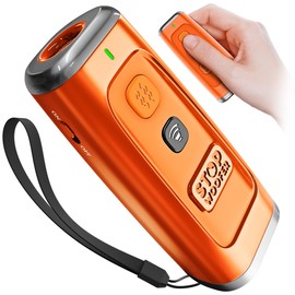 New 2025 Dog Bark Deterrent Device - Dog Barking Control Devices Stops Bad Behavior - Rechargeable Ultrasonic Pet Whistle to Stop Barking with The Touch of a Button up to 16,4 FT (5-120 LBS Orange)