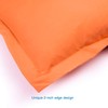 FLXXIE Microfiber European Pillow Shams Set of 2, Fade, Wrinkle