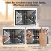HEYOUTH Red Light Lamp, Heat Lamp for Chickens, for Chickens,