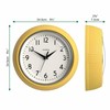 JONES CLOCKS Ketchup Wall Clock | Round Retro Diner Clock