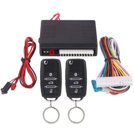 Universal Car Keyless Entry System with 2 Remote Control, Auto Door Lock Vehicle Remote Central Kit