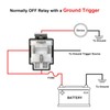 Weasch Fuse Relay Switch Kit, 12V 30A, 4 Pin SPST,