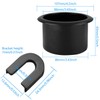 Waziaqoc 2PCS Recliner-Handles Cup Holder, Diameter 86mm Plastic Cup Holder