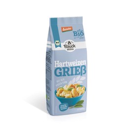 Bauckhof Demeter Organic Durum Wheat Semolina (6 x 500 g)