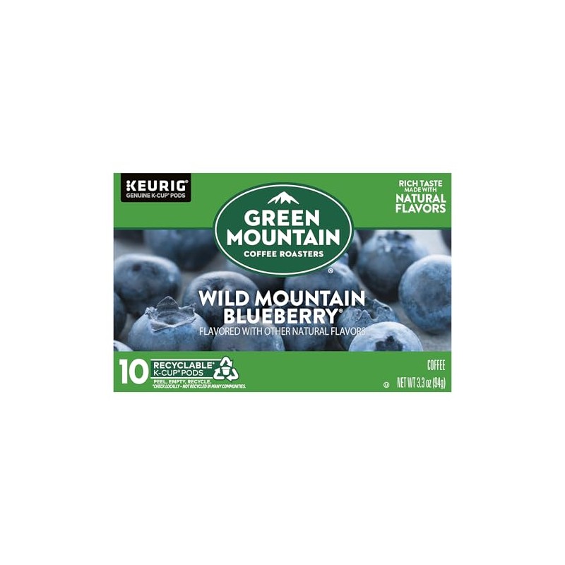 Green Mountain Coffee Roasters, Wild Mountain Blueberry Coffee, 3.3 Ounce