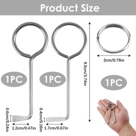 Set of 2 Professional Lock Pick Set, Universal Deadlock Key, Practical Lock Opening Tool for Room Doors, Locksmith Quality, Safe and Efficient Door Opener