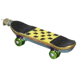 Old World Christmas 2020 Christmas Ornament Skateboard Glass Blown Ornament for Christmas Tree