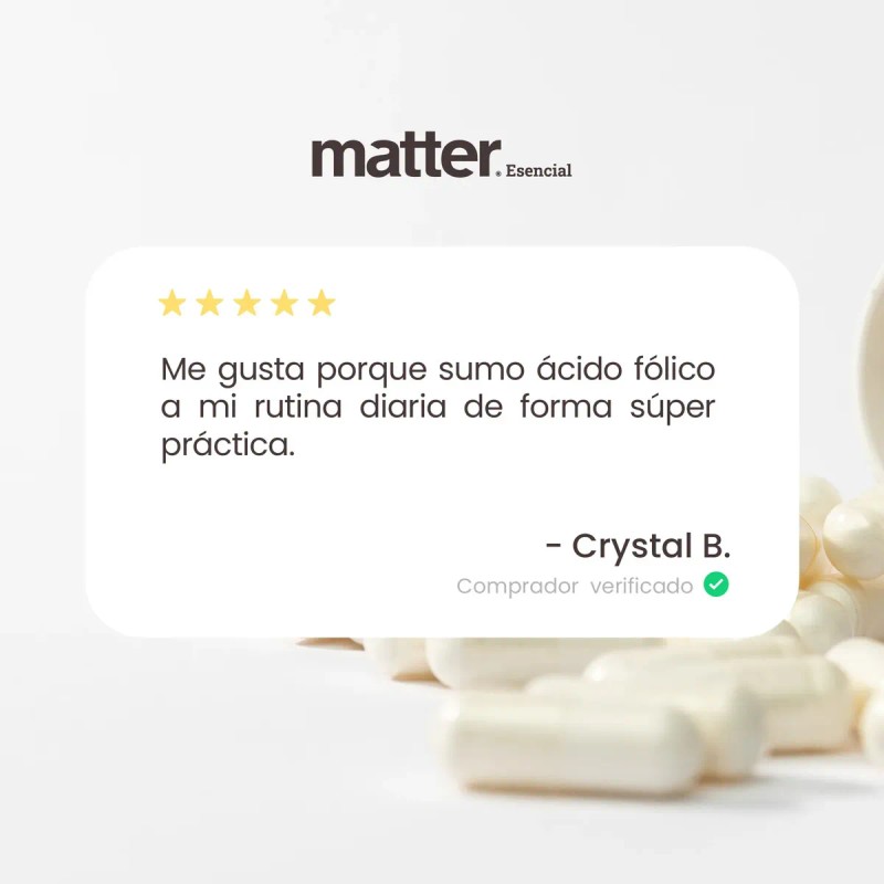 Folato Folixol Cápsulas Vegetales Matter