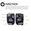 7/8" Motorcycle Switches Blue LED Light Switch for Horn Button