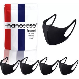 Igozen 5 Pack Unisex Kids Face Masks Nanosase G Sports Face