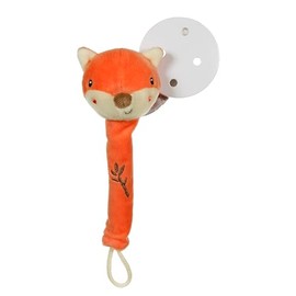 GIPSY Toys - Fox Plush Toy - Bamboo Series - 13cm S/Card - Orange and Beige - 1st Age