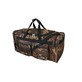 "E-Z Roll" 25 Inch Tree Camouflage Duffle Bag/Outdoor/Sports/Gym/Travel Bag in 5 Colors (Black Trim)