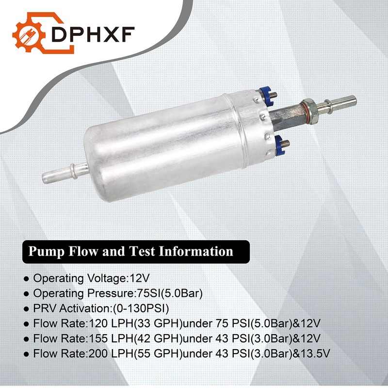 DPHXF Bomba de combustible externa eléctrica compatible con Ford F150