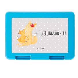 Mr. & Mrs. Panda Fox Mum Lunch Box, Gift, Favourite Daughter, Brother, Daughter, Bread Box, Butter Lunch Box, Mother, Snack Box, Best Daughter