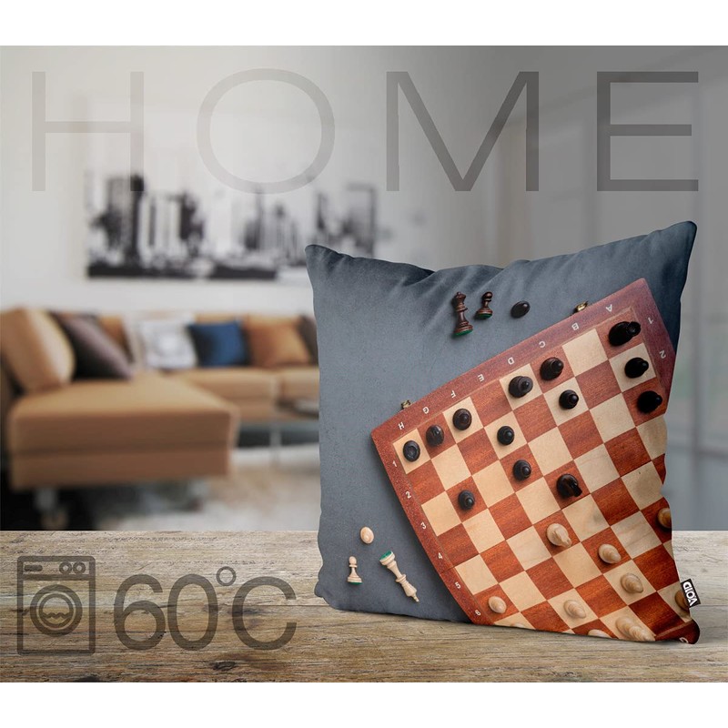 VOID Chess Game Board Cushion Cover Sofa Cushion Decorative Outdoor