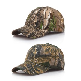 NXPWRC 2 Men's Fishing Hats, Camo Baseball Caps, Men's Desert Hats, Adjustable Hats