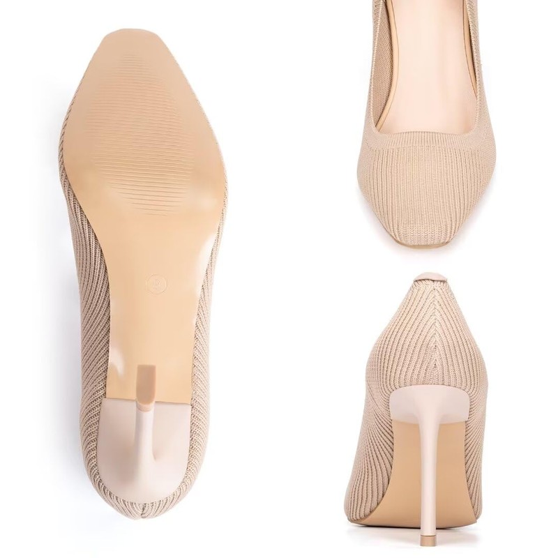 Frank Mully Womens Mid Low Heel Fly Woven Comfortable Fabric