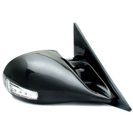 IPCW CML-S10 1994-2004 Chevy S10/Blazer Mid Size/Jimmy/Bravada Compatible Manual Door Mirrors Black M3 Type With LED - 1 Pair