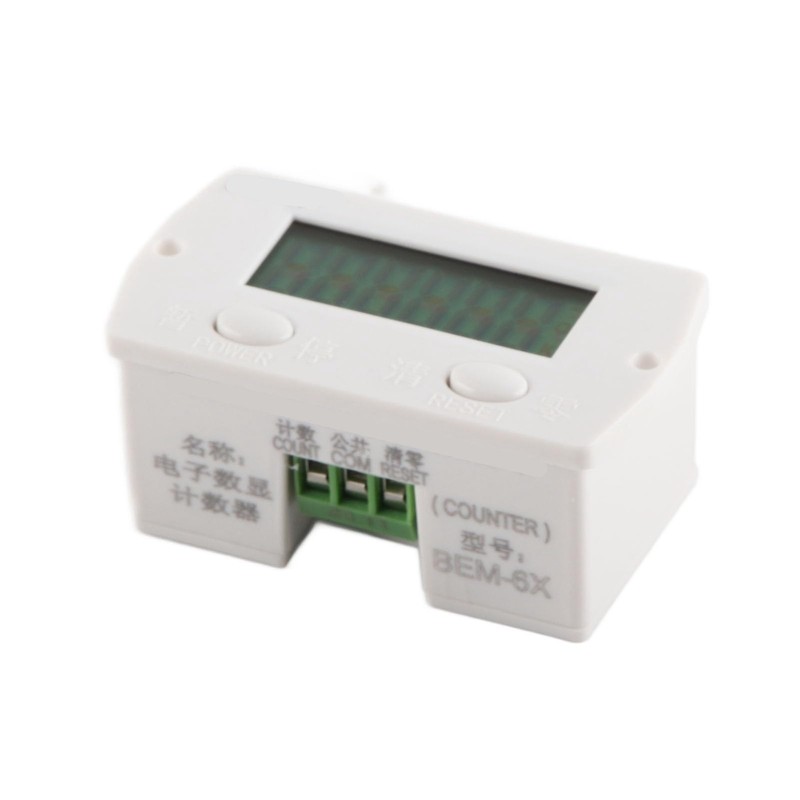 Digital Counter for Knitting Machine Electronic 0-999999 Digits with Holder