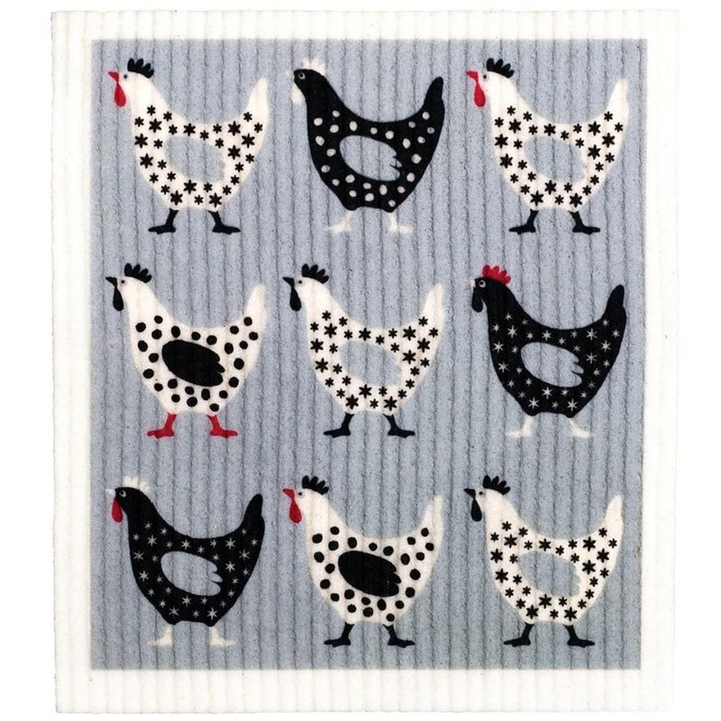RetroKitchen Swedish Dish Sponge Cloth 5 Pack Bundle - Animals