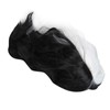 Black and White Short Curly Wig Women Cosplay Party Shoulder