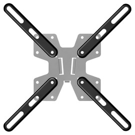 PUTORSEN VESA Universal TV and Monitor Stand & Wall Mount for TVs 32-55 Inches - Up to 30 kg - Extension 200 x 200 to 400 x 400 TV Mount, Black