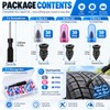 90PCS Tyre Repair Kit Rubber Nails Car Puncture Repair with