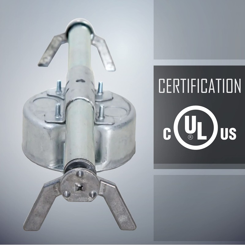 RACO RETRO-BRACE 936 1.5-in. Deep Ceiling Fan Box for Old