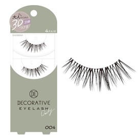 Decorative Eyelashes < 004 > (4 Pairs of Top False Eyelashes) SE43543 Decorative False Eyelashes False Eyelashes Tsukema