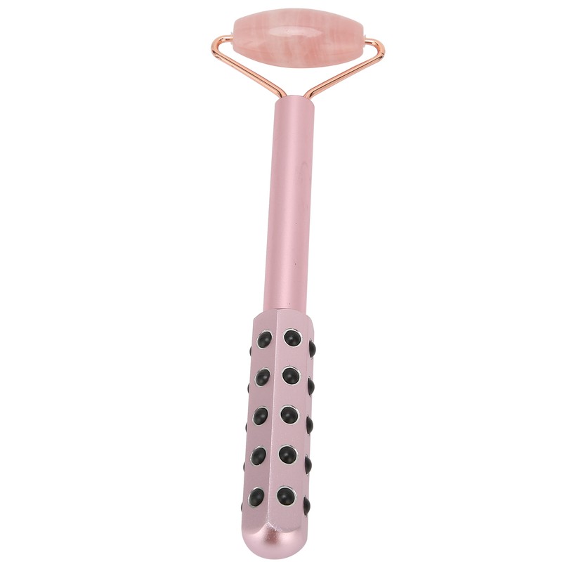 Facial Roller Relieve Wrinkles Germanium Stones Natural Jade Face Massage