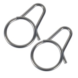 Keepfine Titanium Key Chain with Extreme Minimalism Simple and Incredible Storage Capacity Key Ring, Lightweight Keychain Weighing Only 0.2 oz (5 g), 2pcs