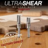 Ultra-Shear Template Pattern Flush Trim Router Bits, 1/4 SH, 3/8