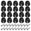 PATIKIL Rubber Feet 20 Sets 0.59"x0.31" Pads with Stainless Steel
