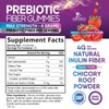 Fiber Gummies for Adults, Daily 4g Gummy Fiber Supplement, Prebiotic