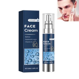 50ML Of Face Cream For Men，Men's Anti Ageing Face Cream, Anti-Wrinkle Firming Cream,Face Cream for Men Eye Bags，Men's Face Moisturizer，Suitable for Men of all Skin types