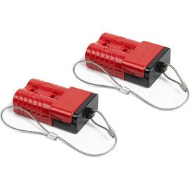 2-4 Gauge Wire Connectors, 175A Battery Quick Connect Disconnect 12V-36V Powerpole for Car Bike ATV Winches Lifts Motors More Red 2 Pcs