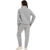 Eisctnd Womens Fleece 2 Piece Sweatsuit Lounge Set Long Sleeve