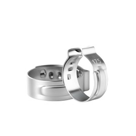 70 Pcs PEX Cinch Clamps, 1/2 (15-17.5mm) Adjustable Worm Gear Pipe, Stainless Steel Rings Pinch Clamps for PEX Tubing Pipe Fitting Connections