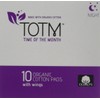 TOTM Organic Cotton Night Pads, Pack of 10