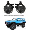2Pcs RC Steering Knuckles Black Coated Brass Front Steering Knuckles