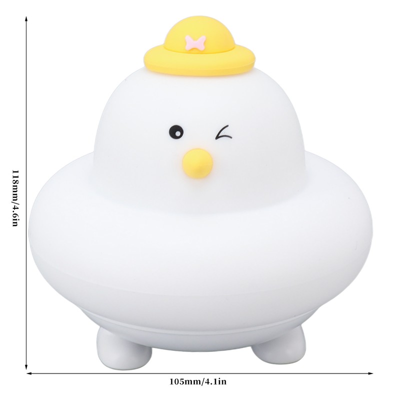 LED Night Light Cute Chick Shape Warm and White 2