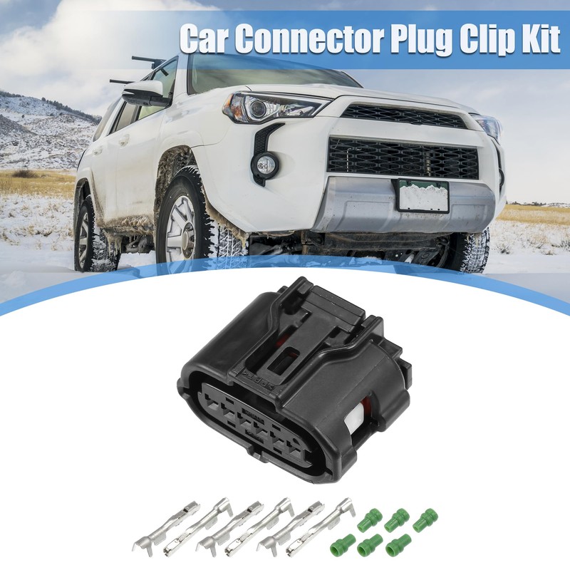 X AUTOHAUX 1 Set 6 Pin No.9098012303 Accelerator Pedal Connector