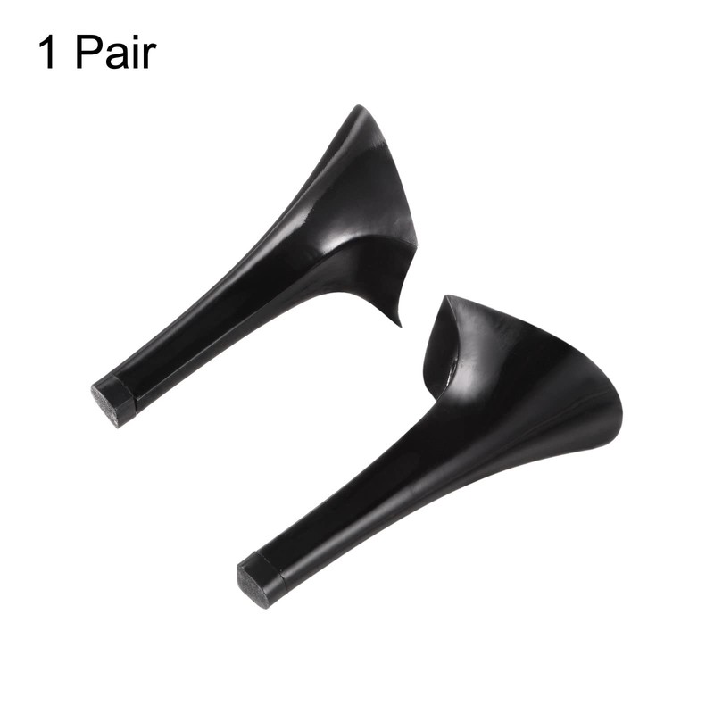 HARFINGTON 1pair Heel Repair Replacement 1.77"x3.54" High Stiletto Heel DIY